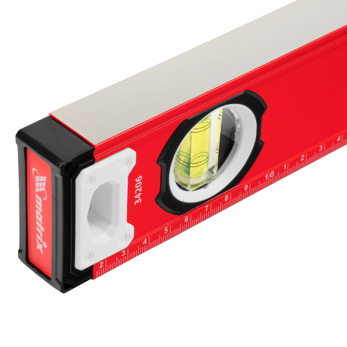 Уровень алюминиевый, фрезерованный, 3 глазка, рукоятки, 2000 мм Matrix по ценам производителя в Уфе с доставкой по всей России