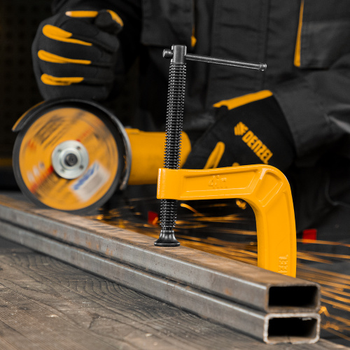 Струбцина G-образная, усиленная, 100 мм Denzel по ценам производителя в Уфе с доставкой по всей России