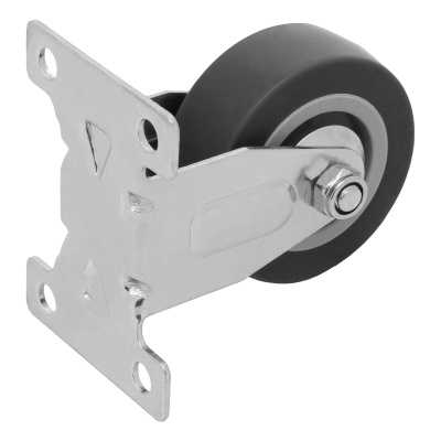 Колесо неповоротное D 50 мм, крепление  платформенное Сибртех по ценам производителя в Уфе с доставкой по всей России