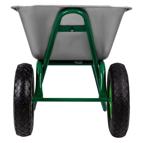 Тачка садово-строительная, 2-х колесная, усиленная, грузоподъемность 320 кг, объем 100 л по ценам производителя в Уфе с доставкой по всей России