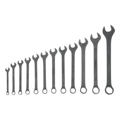 Набор ключей комбинированных, 6 - 22 мм, 12 шт., CrV, фосфатированные Сибртех по ценам производителя в Уфе с доставкой по всей России