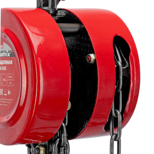 Таль цепная, 2 т, H подъема 2.5 м, расстояние между крюками 380 мм Matrix по ценам производителя в Уфе с доставкой по всей России