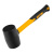 Киянка резиновая, 16 oz, черная резина, фибергласовая рукоятка Denzel по ценам производителя в Уфе с доставкой по всей России
