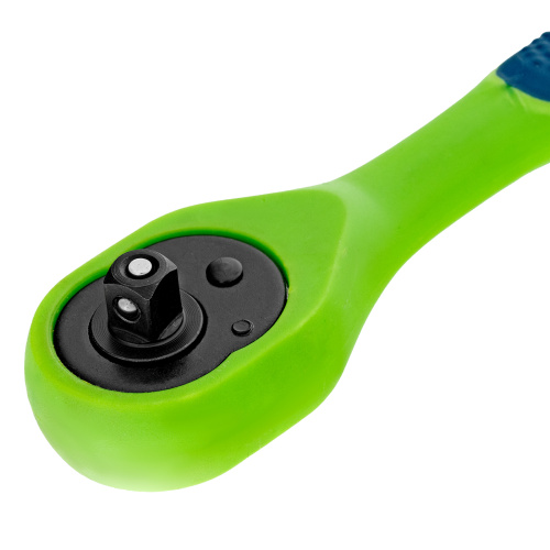 Ключ-трещотка 1/4", CrV, 72 зуба, с быстрым сбросом Сибртех по ценам производителя в Уфе с доставкой по всей России