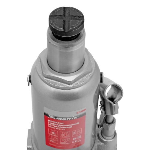 Домкрат гидравлический бутылочный, 16 т, h подъема 230-460 мм Matrix купить в Москве с доставкой по всей России | ProtosMarket.ru