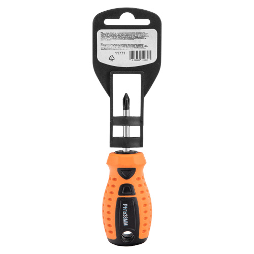 Отвертка "Point", PH1 х 38 мм, CS, двухкомпонентная рукоятка Sparta по ценам производителя в Уфе с доставкой по всей России