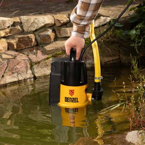 Дренажный насос DP800A, 800 Вт, подъем 5 м, 13000 л/ч Denzel по ценам производителя в Уфе с доставкой по всей России