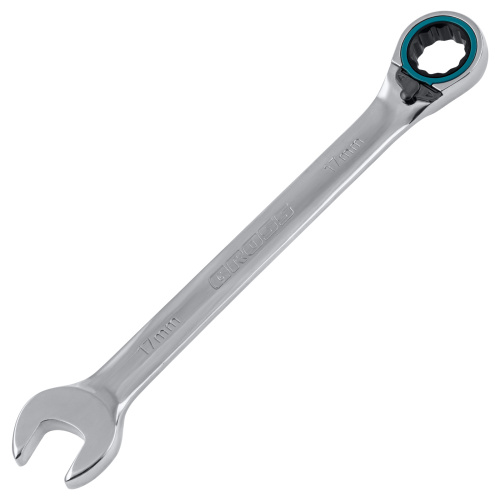 Набор ключей комбинированных с трещоткой, 8-19 мм, 7 шт, реверсивные, CrV Gross по ценам производителя в Уфе с доставкой по всей России
