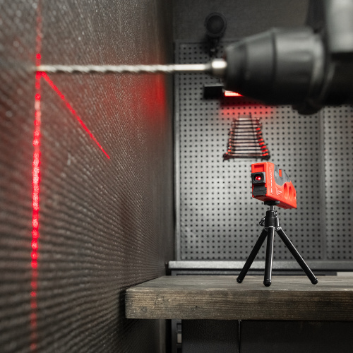 Лазерный уровень, 180 мм, 220 мм штатив, 4 глазка Matrix по ценам производителя в Уфе с доставкой по всей России