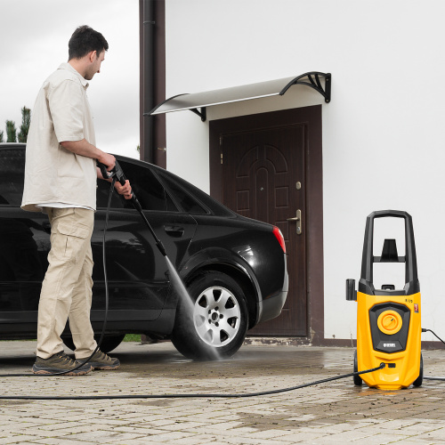 Моечная машина высокого давления R-170, 2000 Вт, 170 бар, 360 л/ч, колесная Denzel по ценам производителя в Уфе с доставкой по всей России