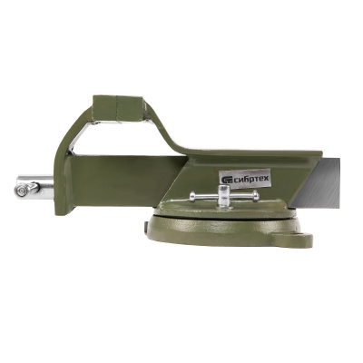 Тиски слесарные, 100 мм, стальные, поворотные Сибртех по ценам производителя в Уфе с доставкой по всей России