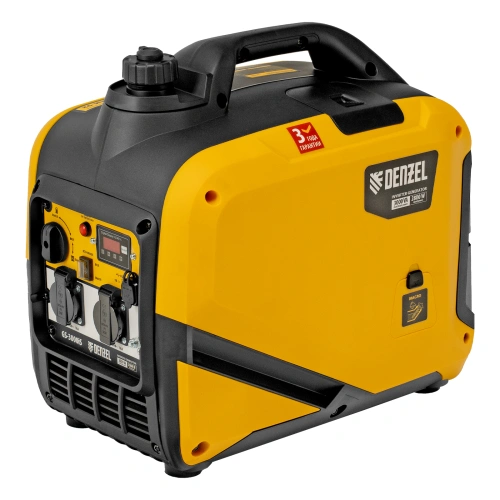 Генератор инверторный GS-3000iS, 3,0 кВт, 230 В, закрытый корпус, ручной старт DENZEL по ценам производителя в Уфе с доставкой по всей России