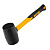 Киянка резиновая, 16 oz, черная резина, фибергласовая рукоятка Denzel по ценам производителя в Уфе с доставкой по всей России