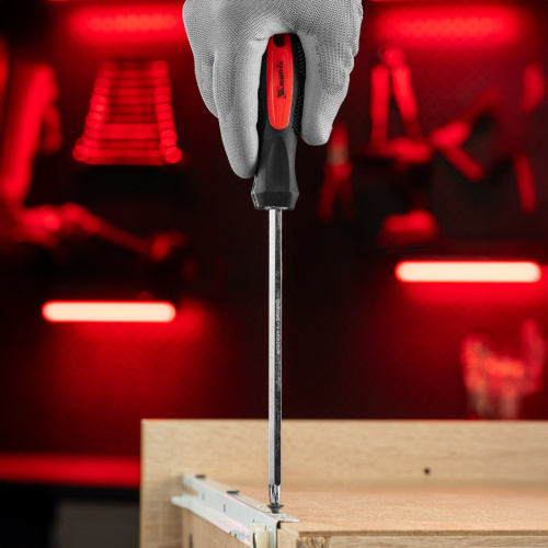 Отвертка комбинированная SL6/PH2 мм, CrV, антискользящая двухкомпонентная рукоятка Matrix по ценам производителя в Уфе с доставкой по всей России