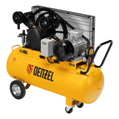 Компрессор воздушный рем. привод BCV 4000-T/100, 4,0 кВт, 100 литров, 690 л/мин Denzel по ценам производителя в Уфе с доставкой по всей России