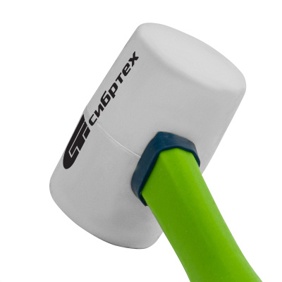 Киянка резиновая, 225 г, белая резина, фибергласовая рукоятка Сибртех по ценам производителя в Уфе с доставкой по всей России