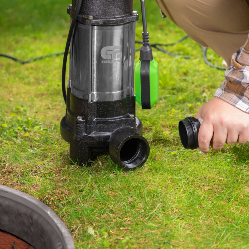 Фекальный насос СФН1100-Н, 1100 Вт, напор 10 м, 18000 л/ч, нож Сибртех по ценам производителя в Уфе с доставкой по всей России