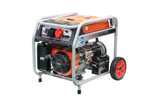 Генератор бензиновый 5,0 кВт 220В/380В с электростартером TOR KM6500HE по ценам производителя в Уфе с доставкой по всей России