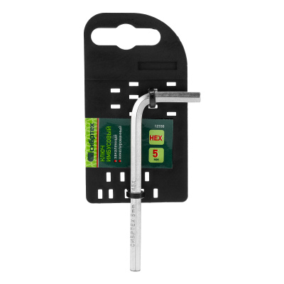 Ключ имбусовый HEX, 5 мм, 45x, закаленный, никель Сибртех по ценам производителя в Уфе с доставкой по всей России