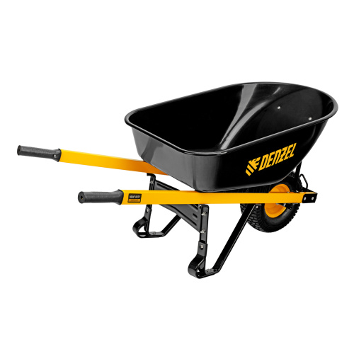 Тачка строительная, усиленная, объем 140 л, 230 кг, колесо 15х6.00-6 Denzel по ценам производителя в Уфе с доставкой по всей России