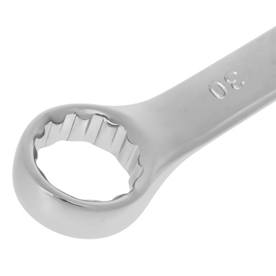 Ключ комбинированный, 30 мм, CrV, полированный хром Matrix по ценам производителя в Уфе с доставкой по всей России