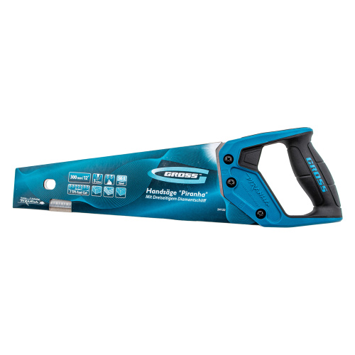 Ножовка по дереву "PIRANHA", 300 мм, 7 TPI, 3D-зуб, двухкомпонентная рукоятка Gross по ценам производителя в Уфе с доставкой по всей России