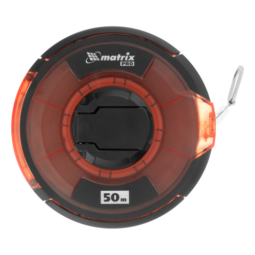 Рулетка геодезическая 50 м х 12,5 мм, закрытый корпус, стальная лента, односторонняя шкала, Pro Matrix по ценам производителя в Уфе с доставкой по всей России