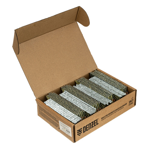 Гвозди для пнев. нейлера (оцинк.) длина - 75 мм, диам. - 3,05 мм, 2000 шт. Denzel по ценам производителя в Уфе с доставкой по всей России