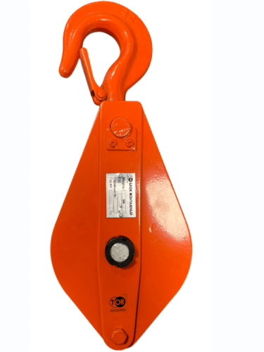 Блок монтажный однорольный с  крюком TOR 2 т с откидной щекой по ценам производителя в Уфе с доставкой по всей России