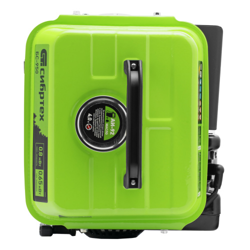 Генератор бензиновый БС-950, 0.8 кВт, 230 В, 2-х тактный, 4 л, ручной стартер Сибртех по ценам производителя в Уфе с доставкой по всей России