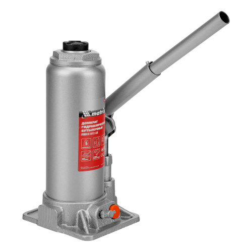 Домкрат гидравлический бутылочный, 6 т, h подъема 216-413 мм Matrix по ценам производителя в Уфе с доставкой по всей России