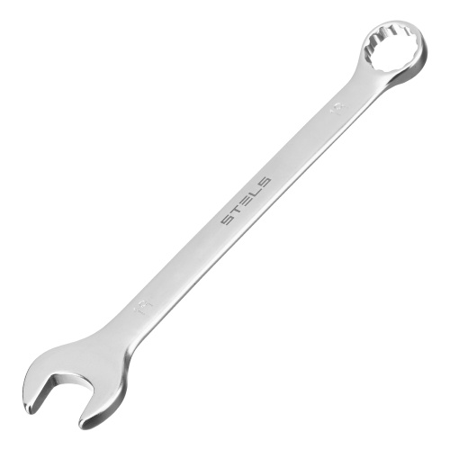 Набор ключей комбинированных, 8-19 мм, 8 шт, CrV, матовый хром Stels по ценам производителя в Уфе с доставкой по всей России