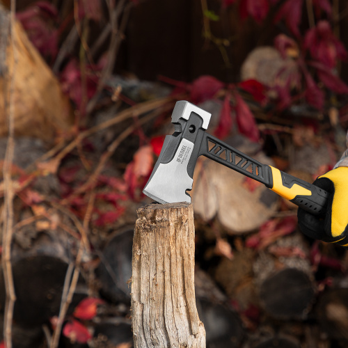 Топор цельнокованый 600 г, двухкомпонентная обрезиненная рукоятка Denzel по ценам производителя в Уфе с доставкой по всей России