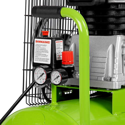 Компрессор воздушный КР-2200/100, 2.2 кВт, 350 л/мин, 100 л, ременной привод, масляный Сибртех по ценам производителя в Уфе с доставкой по всей России