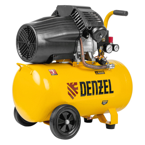 Компрессор воздушный DCV2200/50, прямой привод, 2.2 кВт, 50 литров, 380 л/мин Denzel по ценам производителя в Уфе с доставкой по всей России