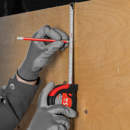 Рулетка Status Magnet fixation,7,5 м х 25 мм,обрезиненный корпус,зацеп с магнитом Matrix по ценам производителя в Уфе с доставкой по всей России