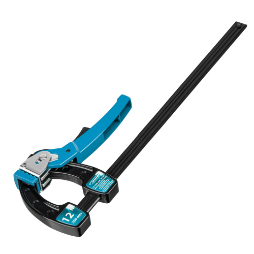 Струбцина реечная быстрозажимная 12, металлический корпус, рычажный храповой механизм, 300 мм Gross по ценам производителя в Уфе с доставкой по всей России