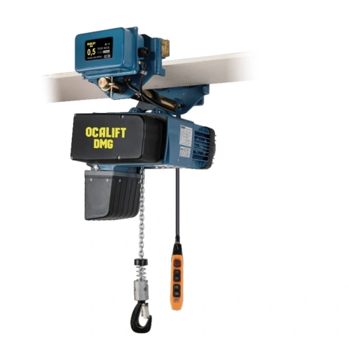 Таль электрическая цепная ТЭЦ OCALIFT DMG 2501D 250кг 4,5м 8/2м/мин, передвижная 20 м/мин, 380в купить в Москве с доставкой по всей России | ProtosMarket.ru