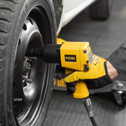 Ударный пневмогайковерт IW860+набор головок, 1/2", 7000 об/мин, 868 Нм Denzel по ценам производителя в Уфе с доставкой по всей России