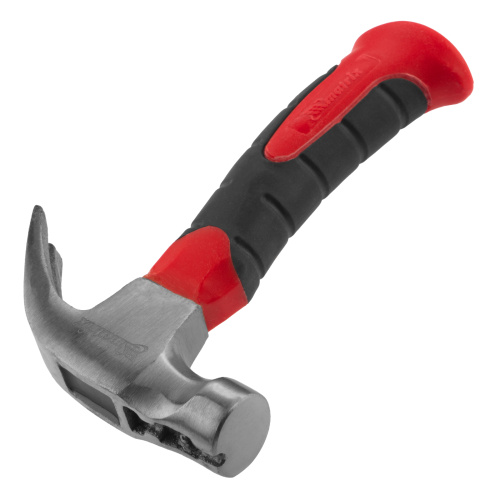 Молоток-гвоздодер мини, боек с магнитом, фибергласовая двухкомпонентная рукоятка, 250 г Matrix по ценам производителя в Уфе с доставкой по всей России