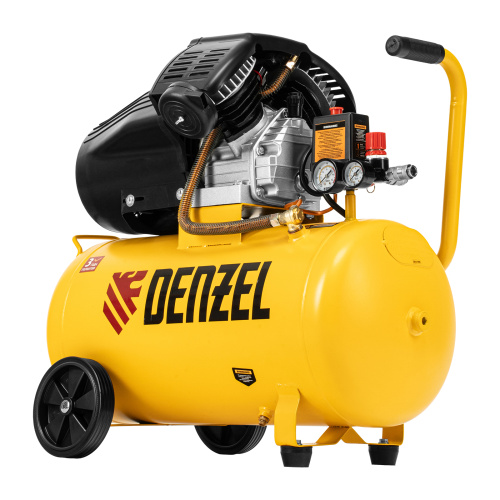 Компрессор воздушный прям. привод DCV1800/50, 1,8 кВт, 50 литров, 320 л/мин Denzel по ценам производителя в Уфе с доставкой по всей России