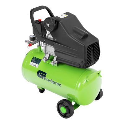 Компрессор с набором КК-1500/24 ПЛЮС, 1.5 кВт, 198 л/мин, 24 л, прямой привод, масляный Сибртех по ценам производителя в Уфе с доставкой по всей России