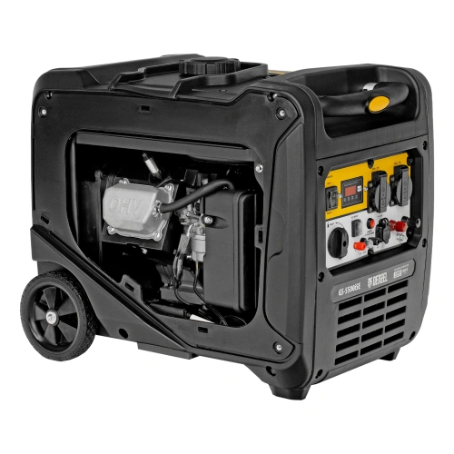 Генератор инверторный GS-5500iSE, 5,5 кВт, 230 В, закрытый корпус,электростартер Denzel по ценам производителя в Уфе с доставкой по всей России