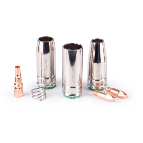 FoxWeld Набор комплектующих MIG-25 (2 наконечника, 3 сопла, 1 спираль к соплу, 1 диффузор газ., пр-во FoxWeld/КНР) купить в Москве с доставкой по всей России | ProtosMarket.ru