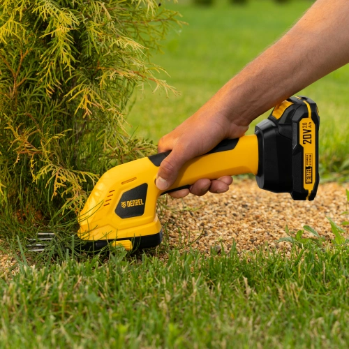 Ножницы-кусторез аккумуляторные GS-20, Li-Ion, 20 В Denzel по ценам производителя в Уфе с доставкой по всей России