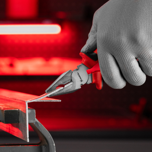 Плоскогубцы Nickel, 160 мм, никелированные, двухкомпонентные рукоятки Matrix по ценам производителя в Уфе с доставкой по всей России