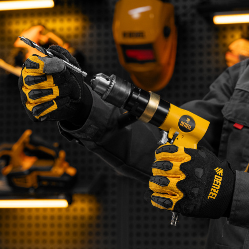 Пневматическая дрель PD500, 500 об/мин, 114 л/мин, 13 мм Denzel по ценам производителя в Уфе с доставкой по всей России