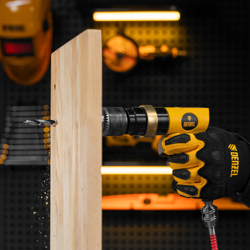 Пневматическая дрель PD500, 500 об/мин, 114 л/мин, 13 мм Denzel по ценам производителя в Уфе с доставкой по всей России