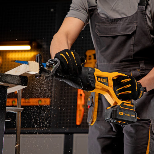 Пила сабельная аккумуляторная бесщет BRC-120-0,  18В Li-Ion Denzel по ценам производителя в Уфе с доставкой по всей России