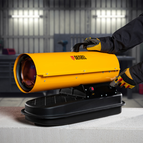 Дизельная тепловая пушка DHG-10, 10 кВт, 300 м3/ч, прямой нагрев Denzel по ценам производителя в Уфе с доставкой по всей России